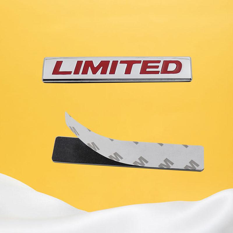 3D Car Styling Limited Logo Car Hood Fender Trunk Rear Bonnet Nameplate Decal Emblem Badge Sticker