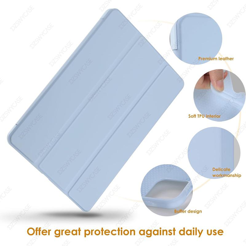 Case for Xiaomi Pad 7/7 Pro(11.2-Inch, 2024), for Xiaomi Pad 8/8 Pro(11.2-Inch, 2025)Back Tri-Fold Stand Protective Tablet Cover