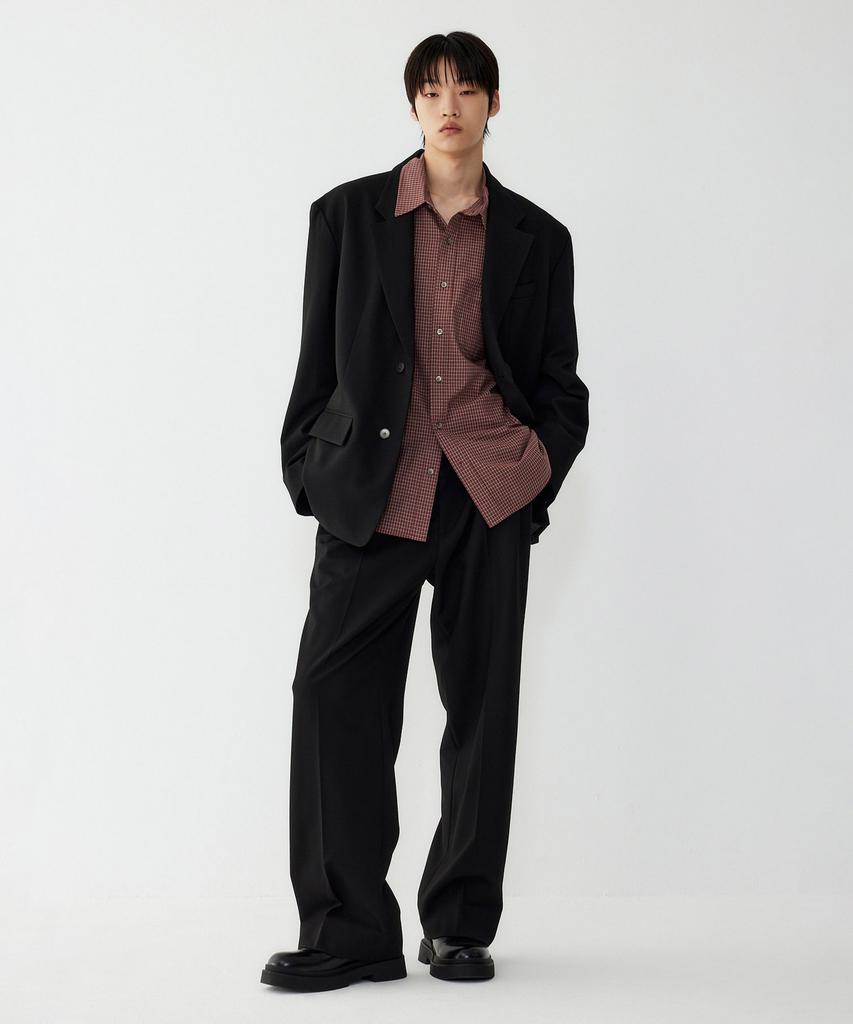 Studio Tomboy [Men] Oversized Setup Jacket_Black 9155312554