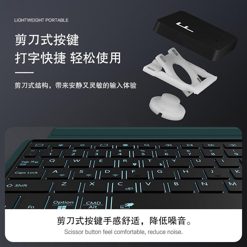 11-inch Tablet Keyboard Case With Stand MatePad Pro 11 PU Leather Cover Auto Sleep/Wake Dual Orientation Support