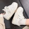 Shoes Casual Shoes Women's Spring Panda Versatile Sports Casual Little White Shoes Platform Soles Lightweight Height Increasing Board Shoes Women