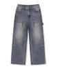 ULIFEZIP [Set] Zebrie Normal Washed Carpenter Wide Pants 11 Color [Ulzd_0042] (A Type)
