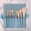 10 Makeup Brush Set Soft Fur Skin Full Makeup Tools Concealer Foundation Cream Whitewash Eyeshadow Brush Lip Brush Non-sticking Powder Dry and Wet
