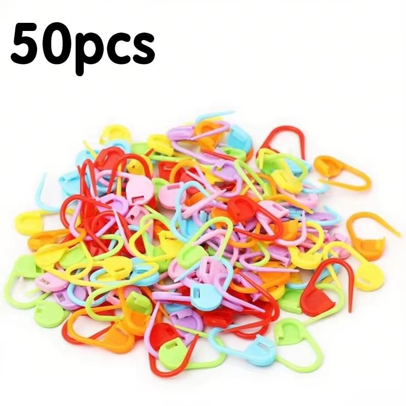 50-350pcs Mini Knitting Crochet Locking Plastic Safety Pins Knitting Markers Clothing Accessories for DIY