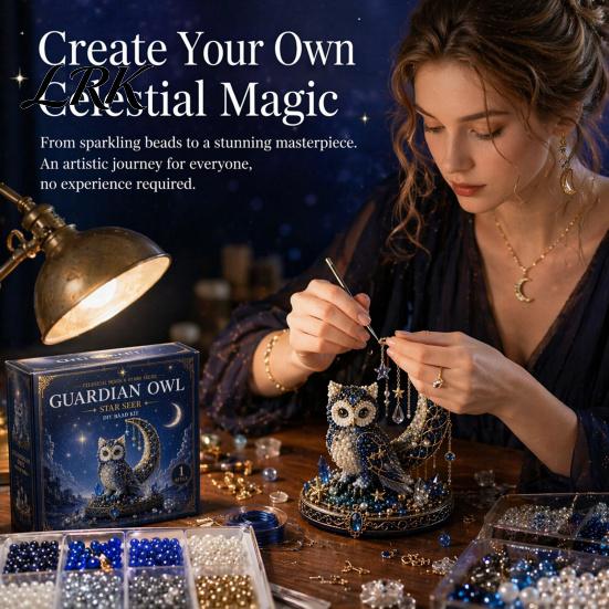 Богиня Луны Ремесло Мифическое Животное DIY Набор Бусин для Начинающих, 3D Изготовление из Бусин с Инструкциями для Начинающих, Уникальные Дизайны Стеклянные Бусины