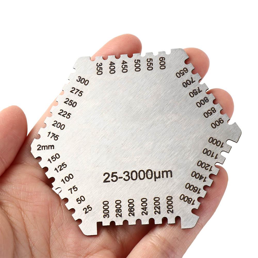 Красочное покрытие Мокрая диафрагма Толщиномер Приборы для измерения ширины Строительные инструменты