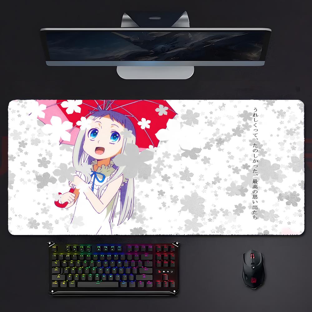 Warm Emotional Anime AAnohana The Flower We Saw That Day Mouse Pad Mousepad Large Gaming Lockedge Thickened Pc Table Desk Mat