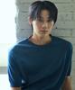 NODU Neck-Pointing Short Sleeve Knit [Blue]