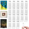 6Pcs New Acrylic Records Holder Self Adhesive Clear Vinyl Display Storage Shelf Wall Mount No Drill Album Disc Show Rack