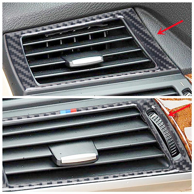 Автомобильная приборная панель, воздуховыпускное кольцо, кольцо для второго пилота, модификация, накладка, наклейки для BMW X5 X6 F15 F16, салон автомобиля