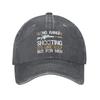 Summer Long Ranges Shooting Its Like Golf But for Unisex Baseball Cap Sun Washed Hip Hop Hats Unisex WoUnisex Sports Snapback Cap