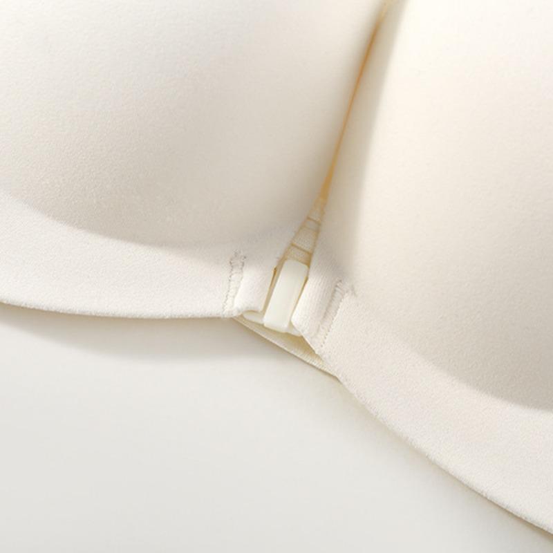 Весна и лето, новое красивое нижнее белье с пряжкой сзади и спереди, красивая грудь, сотня с глянцевым простым бюстгальтером