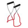 Can Jar Clamp Multifunctional Stainless Steel PP AntiScalding Tray Dish Clamp Kitchen Tool(Red )