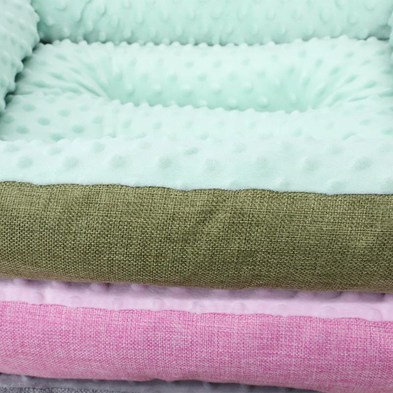 Гнездо для питомца Doudou Velvet Теплый плюшевый коврик для собак, наступающий на молоко, гнездо для сна для собак, 3D-массажное гнездо