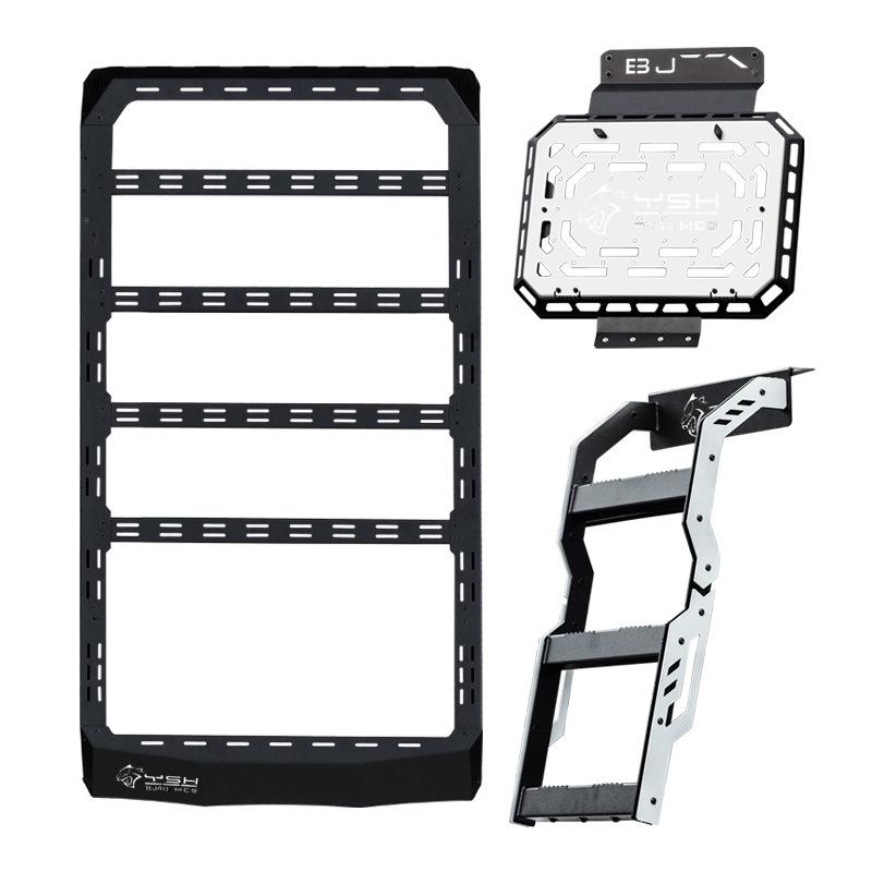 Beijing BJ40 Black Panther Roof Rack & Side Ladder Mech Backpack