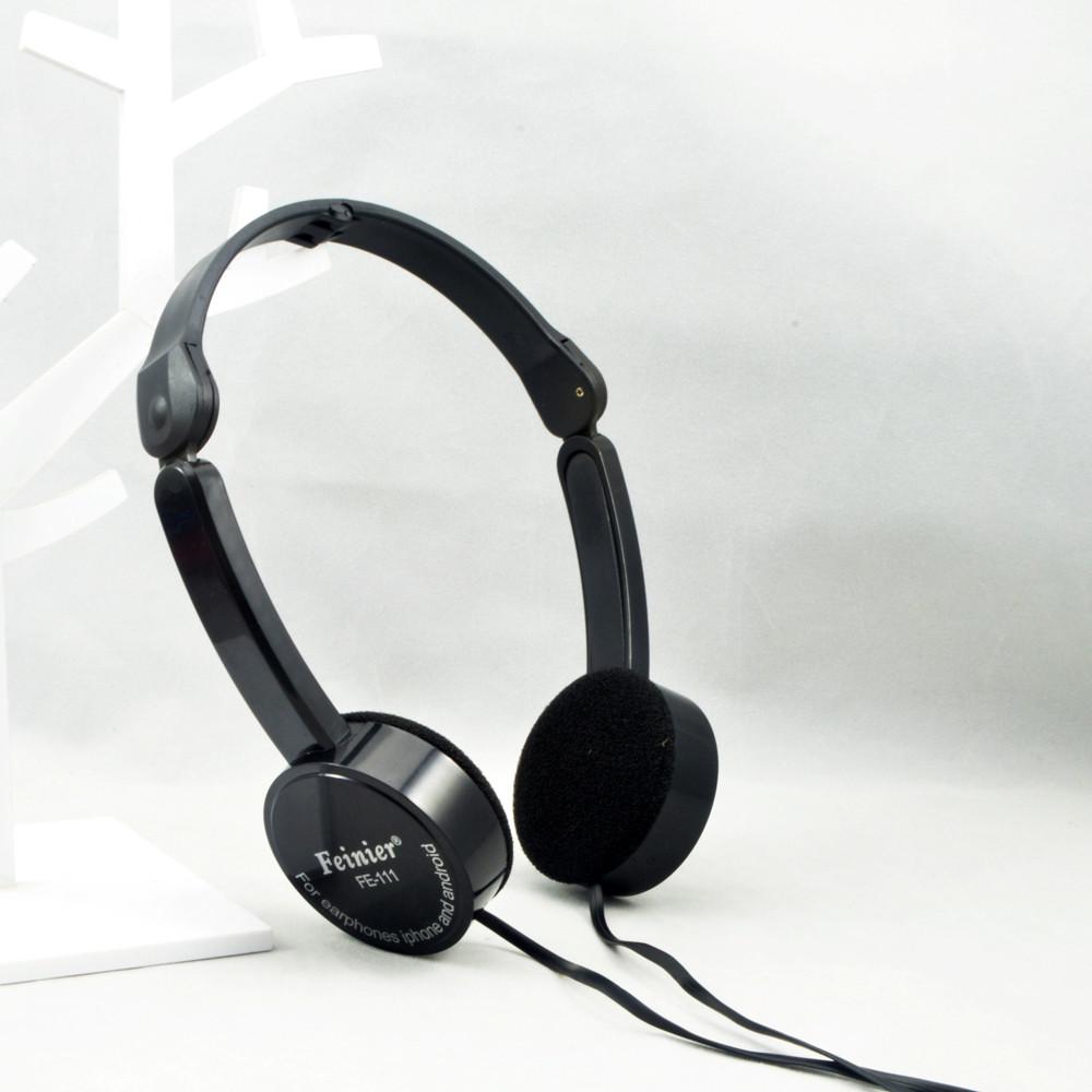 Feinier FE-111 Детская басовая стереогарнитура, проводная с микрофоном