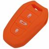 Силиконовый чехол для ключа jingyuqin 3 Buttons для Peugeot 508 301 2008 3008 4008 407 408 Citroen C5 C6 C4L CACTUS C3XR DS Smart Key