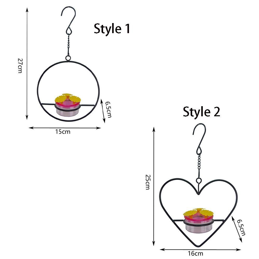 Пластиковая кормушка для колибри Прозрачная поилка для птиц Инструмент для разведения птиц Кормушка для птиц Дерево