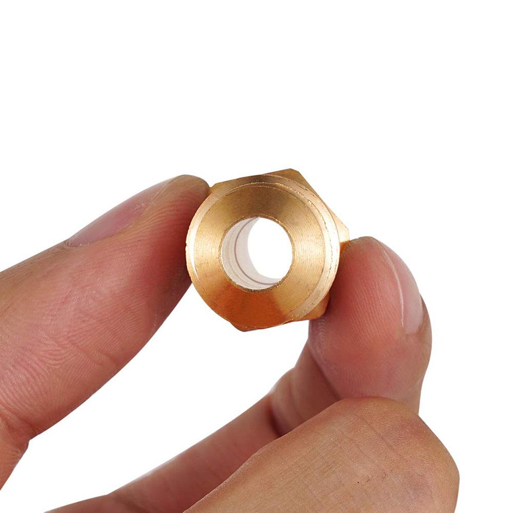 2PCS 3/8 Male Flare Straight Union Coupling Brass