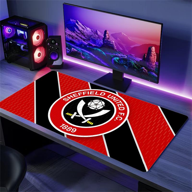 Sheffield United F.C Print Cushion Non-slip Laptop Tablet Big Mousepad XXL Mat Mini PC Playmat With Lock edge