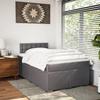 Maison Exclusive - Sommier à lattes de lit avec matelas gris 120x190 cm similicuir