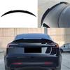 ModelY Spoiler Rear Door Tail Trunk Wing ABS Carbon Fiber Look For Tesla Model 3/Y 17-24 Accessories Model3 Highland 2025+ HOT