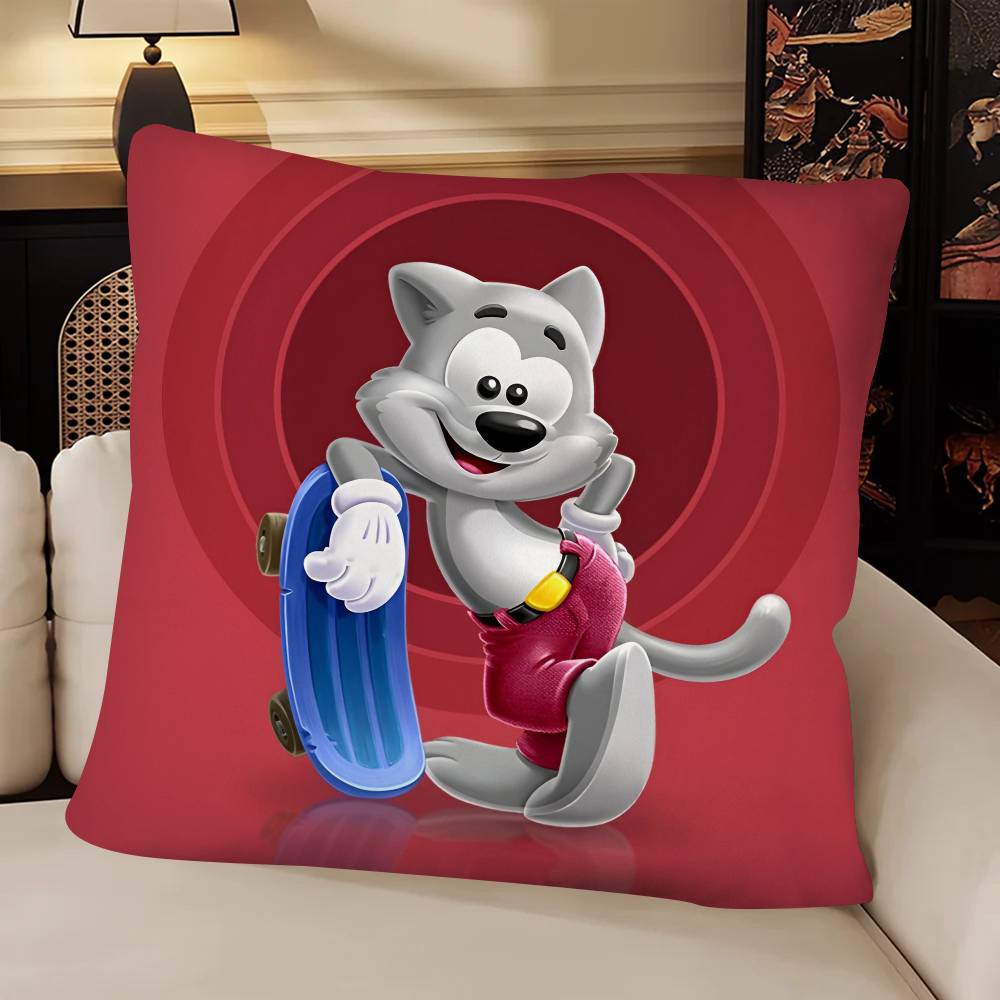 Anime Game TToon BBlast Pillow Case Fashion Square Pillowcase Bedroom Sofa Room Ins Decoration Leisure