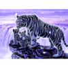 5D Tiger Art DIY Animal Diamond Painting Cross Stitch Kit Full Round Full Diamond Embroidery Mosaic Home Decoration Painting