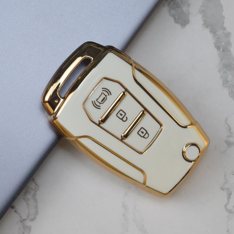 3 Buttons TPU Car Key Cover Case for Ssangyong Tivoli 2020 Rexton Korando C Keyless Interior Accessories
