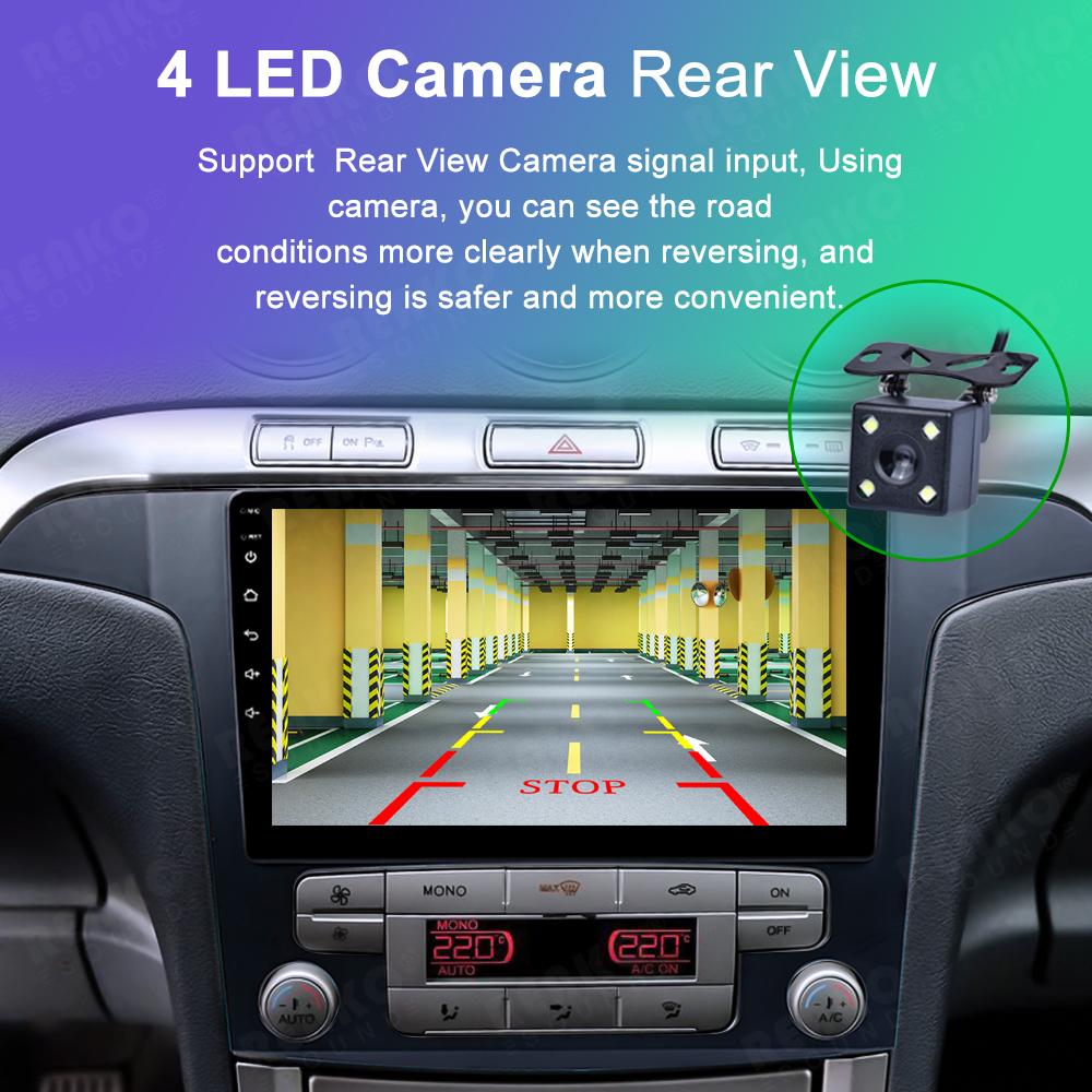 Reakosound Android Car Radio For Ford S Max S-MAX 2007 2008 AT Car Radio Multimedia Video Player Navigation GPS Stereo Auto Android 2 Din