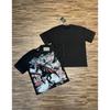 Unisex Oversized Streetwear Tee With Rhinestone Embellishment Cotton Short Sleeve T-Shirt Casual Wear