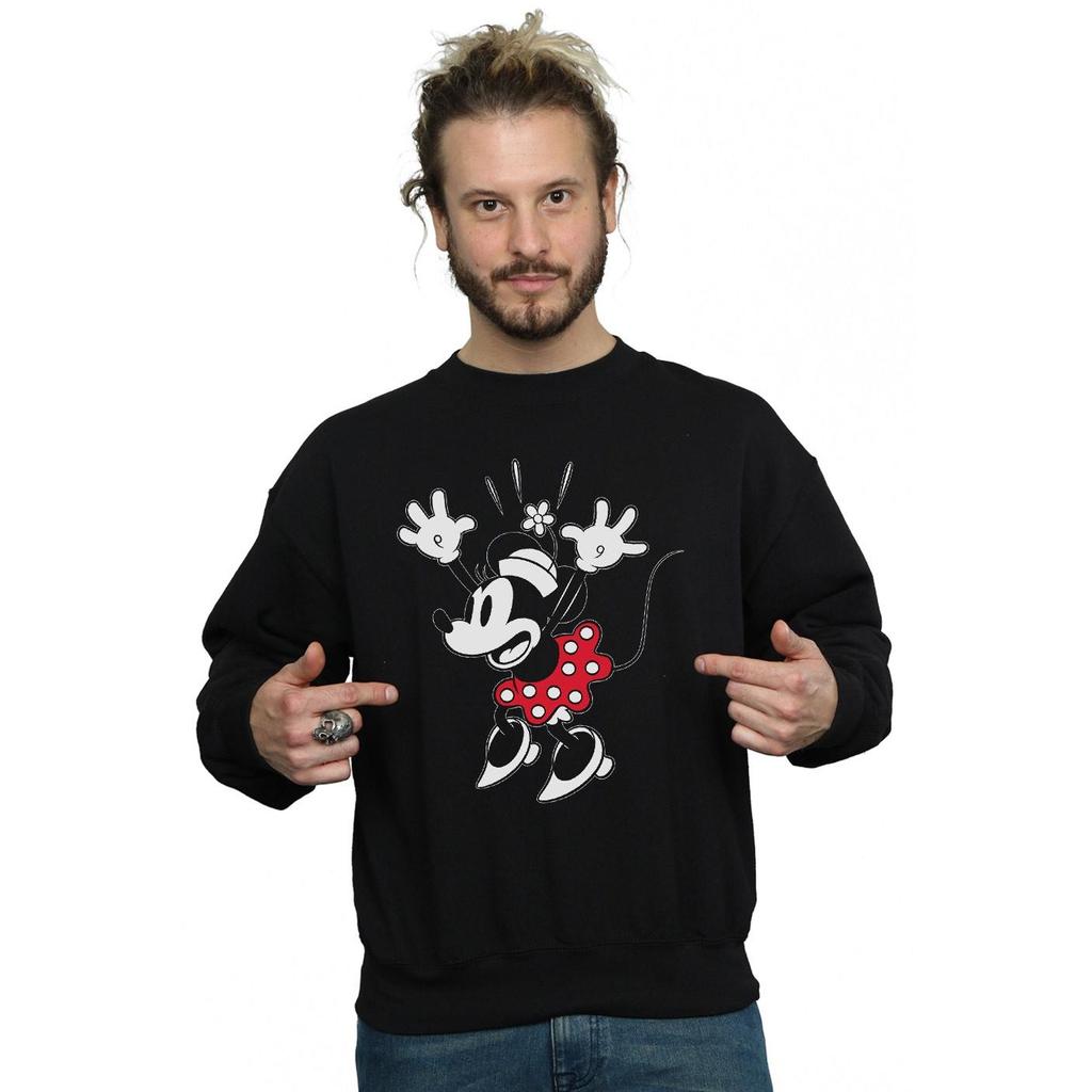 Disney Mens Minnie Mouse Surprise Sweatshirt