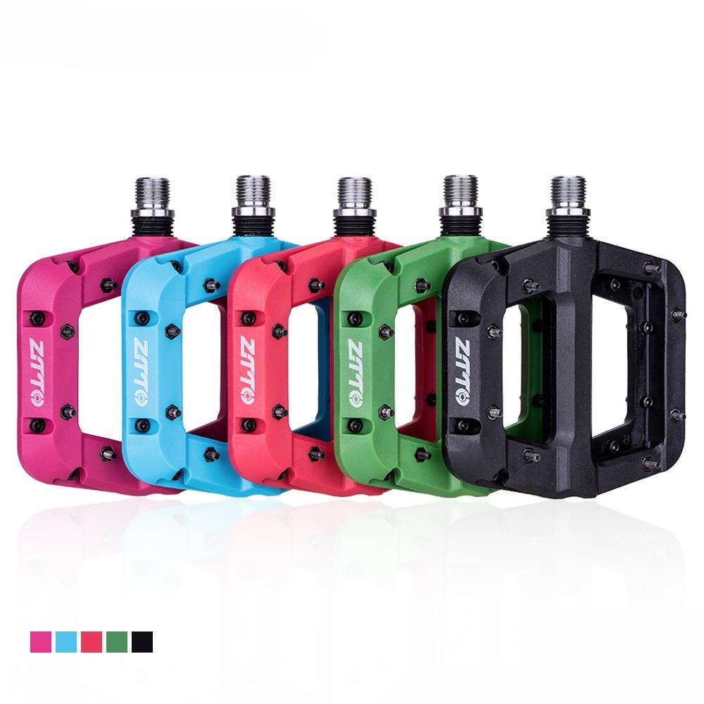 1 Pair Sealed Bearings Bicycle Platform Pedals Non Slip Bike Flat Pedals  Mountain Biking