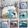Jeff Shark Bedding Sets Quilt Bed Cover Comforter Duvet Cover Pillow Case 2-3 Pieces Sets Kids Adult Bedroom Decoration