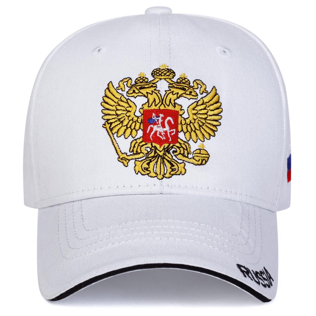 Русская Двуглавая Орел Бейсболка Уличная Хип-хоп Кепка Модная Регулируемая Хлопковая Кепка Мужская Женская Кепки