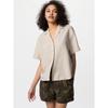 Uniqlo Linen Blend Open Collar Shirt  Short Sleeve 
