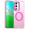 Магнитный беспроводной чехол для зарядки для OPPO A5 5G 4G Обложка Конфетные цвета Прозрачная задняя крышка Fundas Coque