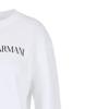 Emporio Armani Свитшот женский с принтом букв, круглым вырезом, длинным рукавом, SS23, белый, 8N2M9E2J49ZF109