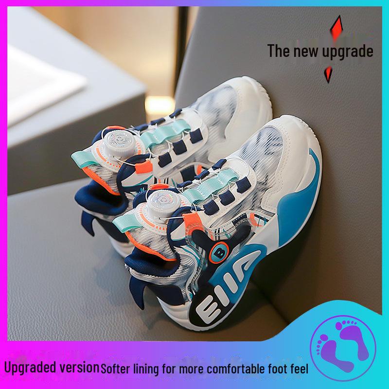 «Весна/осень 2025 г., дышащие сетчатые спортивные кроссовки для мальчиков и девочек с вращающимся дизайном Dunk».