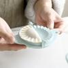 Форма для лепки пельменей из пшеничной соломы - 2-в-1 DIY Форма для пельменей для вареников, Экологичный инструмент-пресс с нескользящей ручкой и отверстием для хранения