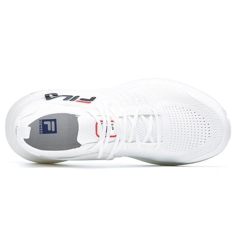 Fila Mind 3 Аэробные Удобные Сетчатые Синтетическая Кожа Низкий Верх Повседневные Кроссовки для Бега Женские кроссовки Ярко-Белые A12W042109FWT