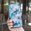For Samsung Series Leather Cases Flower Butterfly Painted PU Protectiver Flip Cover with Card Holder Magnetic Closure Kickstand For Samsung Galaxy S25