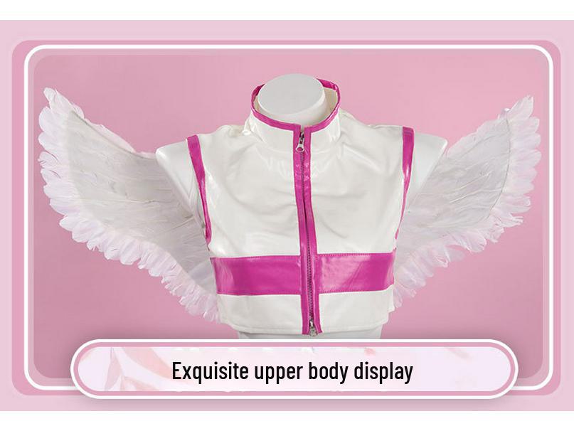 2.5D Искушение Тачибана Мика Косплей Костюм с Крыльями