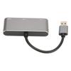 Адаптер USB3.0 на High Definition Multimedia Interface VGA USB Разветвитель 1080P Без драйверов Серебристый