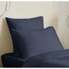 Complete Pack 4 Pieces Single Color Navy Duvet Cover for Bed 90 X 190 Cm