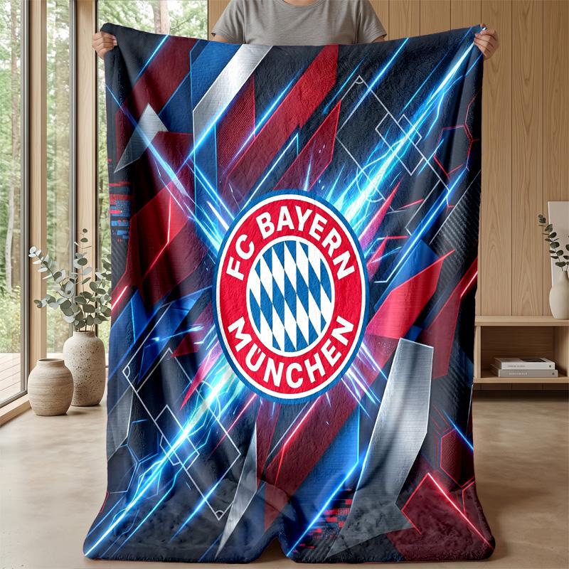 Bayern Munich Theme blanket Soft Flannel Blanket Plush Throw Blanket Cozy Sofa Bed Blanket for Home Decor