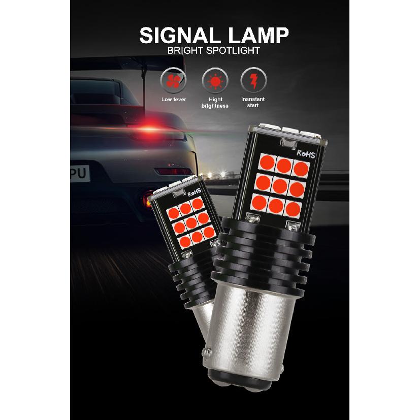 Py21w Ba15s P21w Светодиодная 1156 Bau15s Лампа 3030SMD Canbus 1157 Светодиодная Bay15d P21/5w Автомобильная Поворотник Стоп-сигнал Задний Ход Красный Свет Поворотник 2