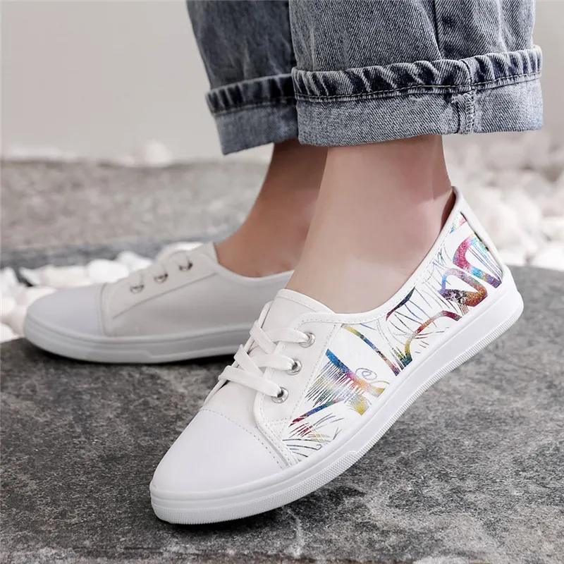 Cresfimix Sapatos Femininas женские милые туфли со шнуровкой белого цвета с круглым носком для школьников, черные удобные нескользящие туфли на шнуровке A1462