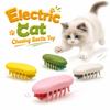 Интерактивная игра Электрическая игрушка-жук для кошек, преследующая жука, ТПУ, высвобождающая энергию, Прыгающий жук, игрушка для кошек, прочная, долговечная, движущаяся, насекомое, игрушка для кошек