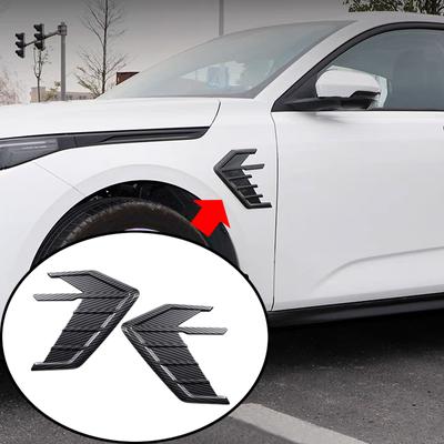 Универсальный автомобильный воздухозаборник крыло декоративная крышка для Clio 4 Fiat 500 Ford Focus Mk2 Golf 6 7 Mazda Cx5 Mitsubishi Outlander